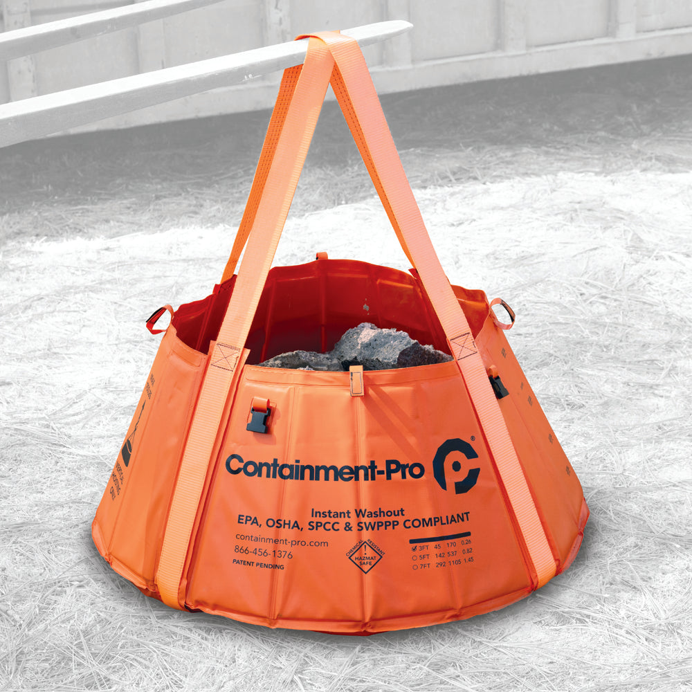 3ft - Containment-Pro® Washout with Hoisting Straps (up to 750 lbs.)