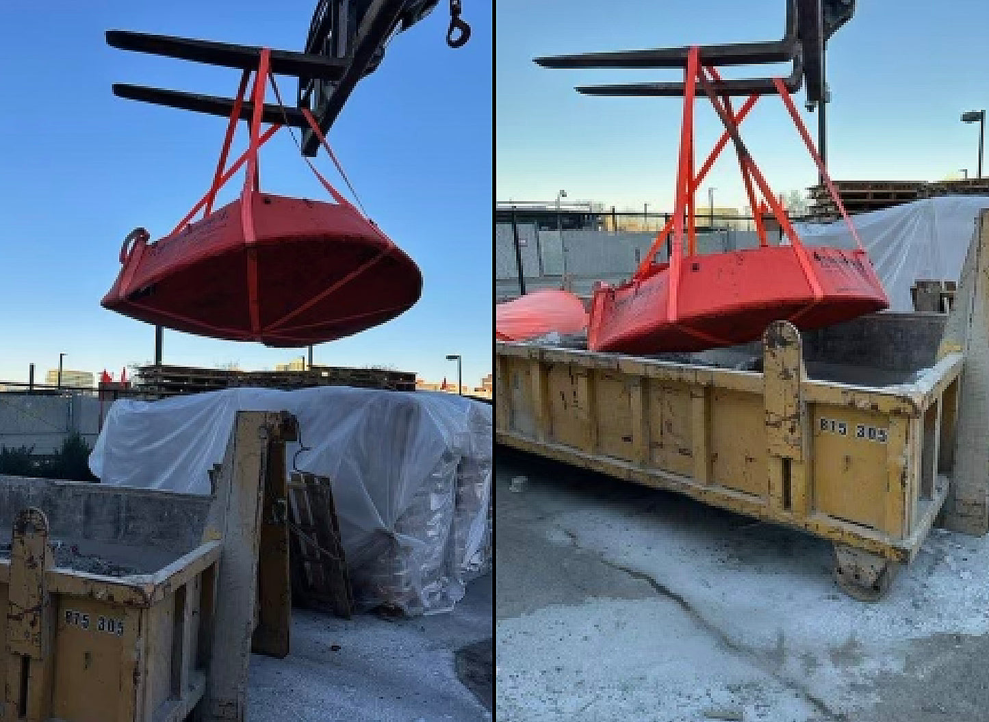 7ft - Containment-Pro® Washout with Lifting Straps (up to 7000 lbs.)