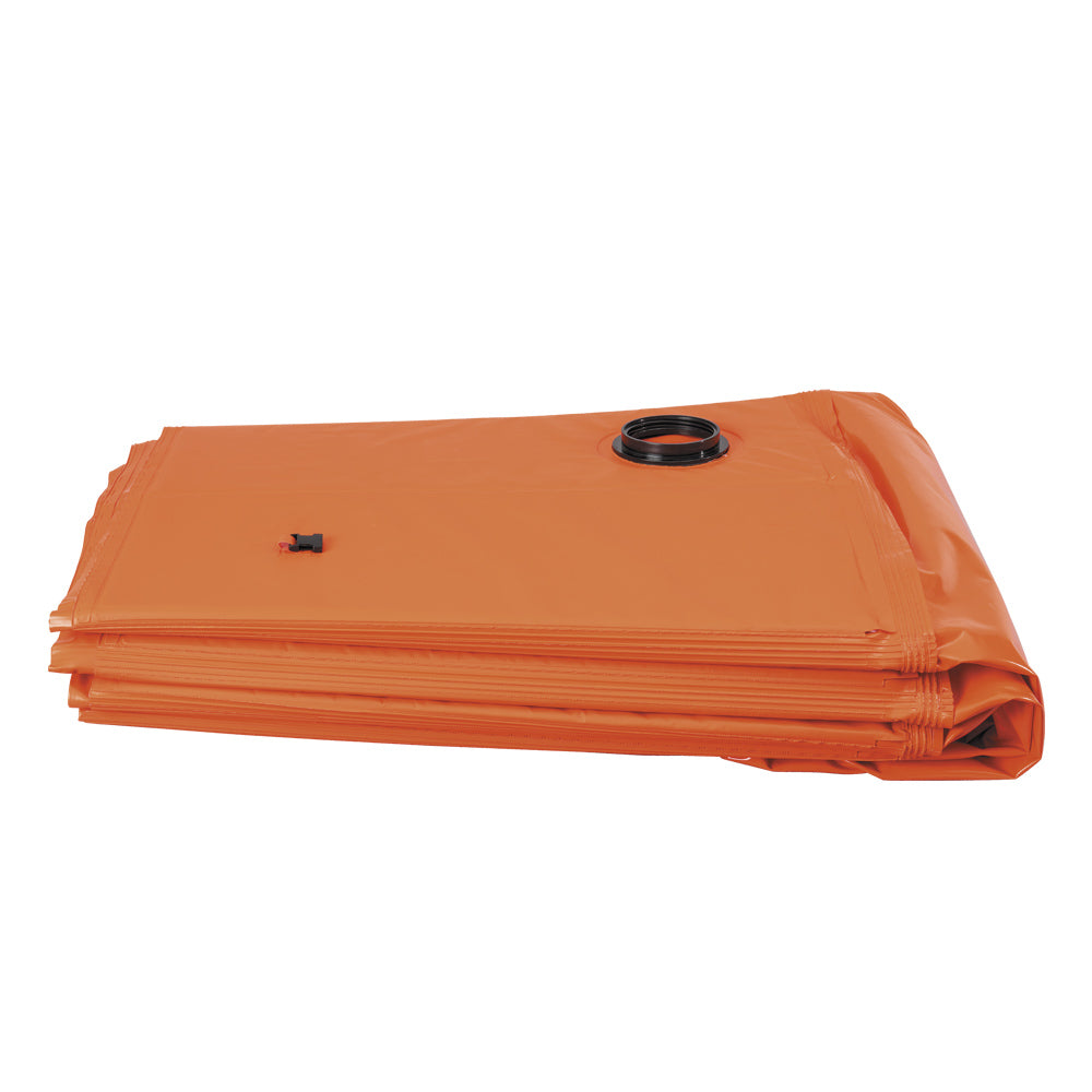 Containment-Pro Defender Series folded flat — compact portable emergency containment system