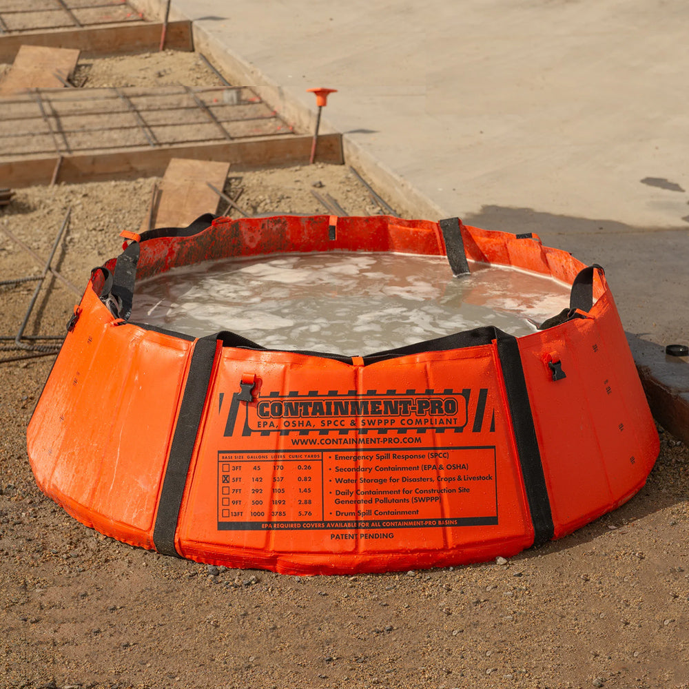 5ft - Containment-Pro® Washout with Hoisting Straps (up to 4000 lbs.)