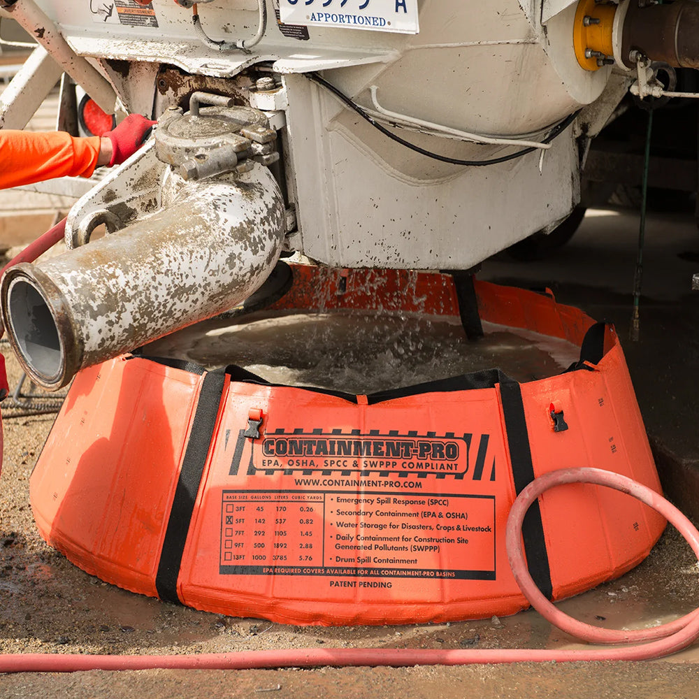 5ft - Containment-Pro® Washout with Hoisting Straps (up to 4000 lbs.)