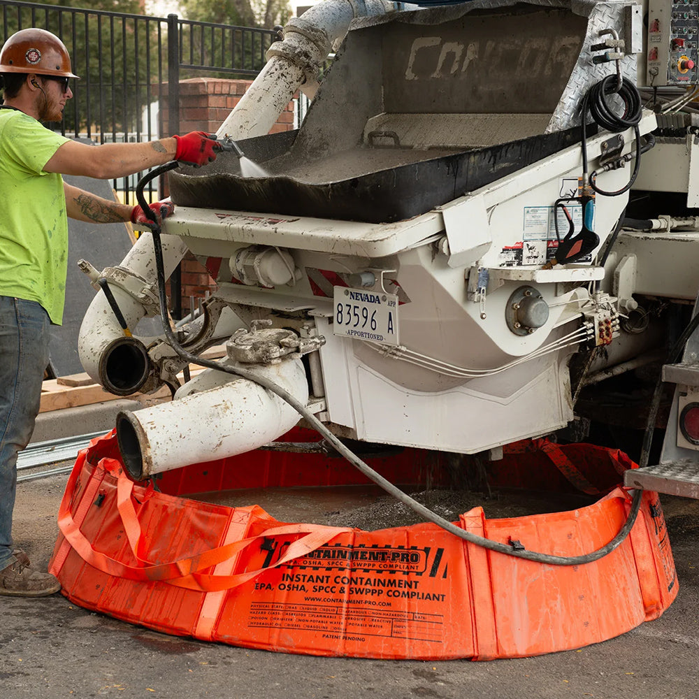 Containment Chute 7ft Concrete Washout System | 292 Gal | Containment-Pro® – Containment-Pro™