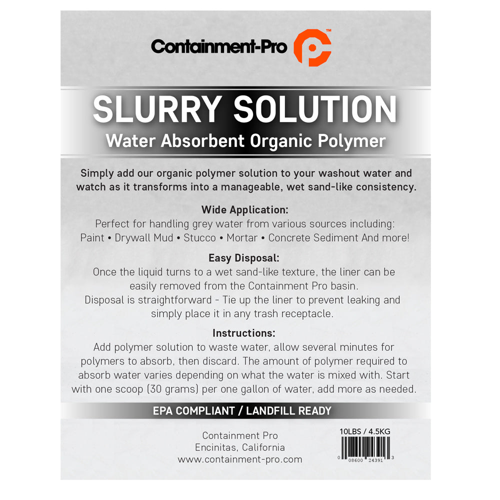 Containment-Pro®  Polymer Slurry Solution