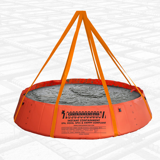 7ft - Containment-Pro® Washout with Lifting Straps (up to 7000 lbs.)